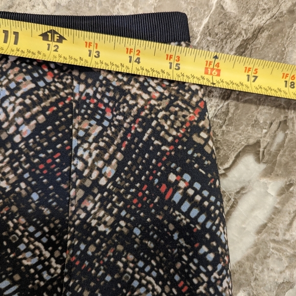 Etcetera midi knee Length Skirt Scuba Pencil Women sz 8 Navy Blue Career… - Picture 6 of 8